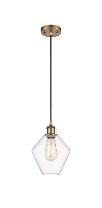Innovations 516-1P-BB-G652-8 One Light Mini Pendant, Brushed Brass