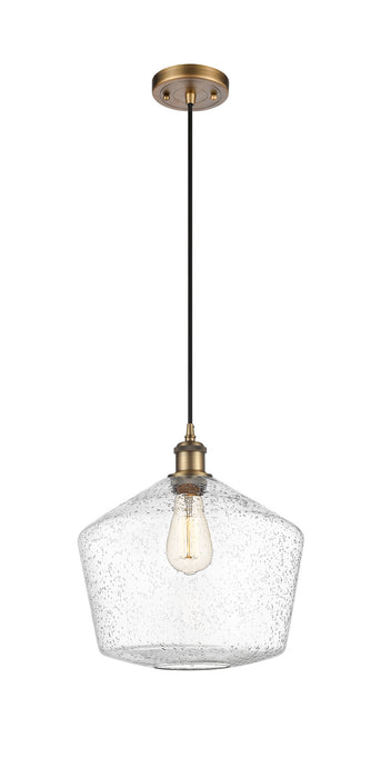 Innovations 516-1P-BB-G654-12-LED LED Mini Pendant, Brushed Brass
