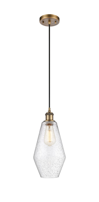 Innovations 516-1P-BB-G654-7-LED LED Mini Pendant, Brushed Brass
