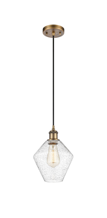 Innovations 516-1P-BB-G654-8 One Light Mini Pendant, Brushed Brass