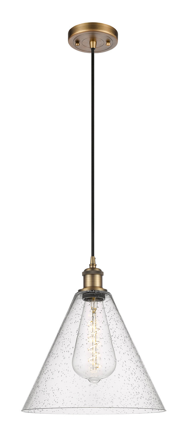 Innovations 516-1P-BB-GBC-124-LED LED Mini Pendant, Brushed Brass
