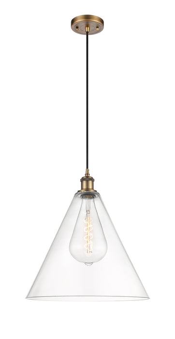 Innovations 516-1P-BB-GBC-162-LED LED Pendant, Brushed Brass