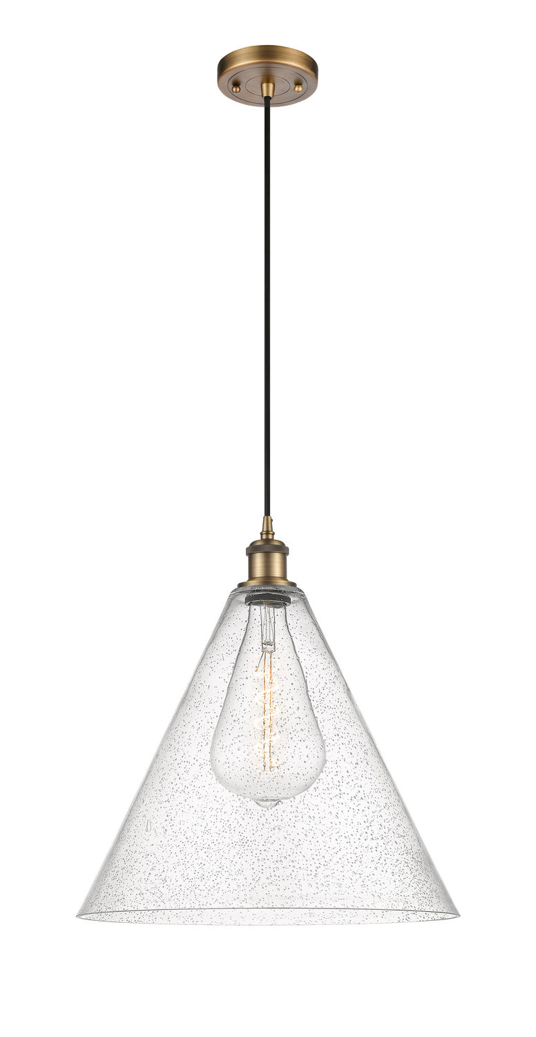 Innovations 516-1P-BB-GBC-164-LED LED Pendant, Brushed Brass