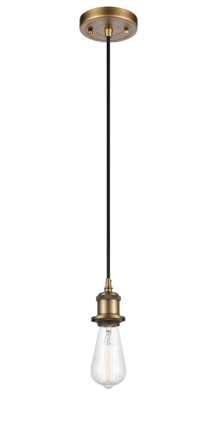Innovations 516-1P-BB-LED LED Mini Pendant, Brushed Brass