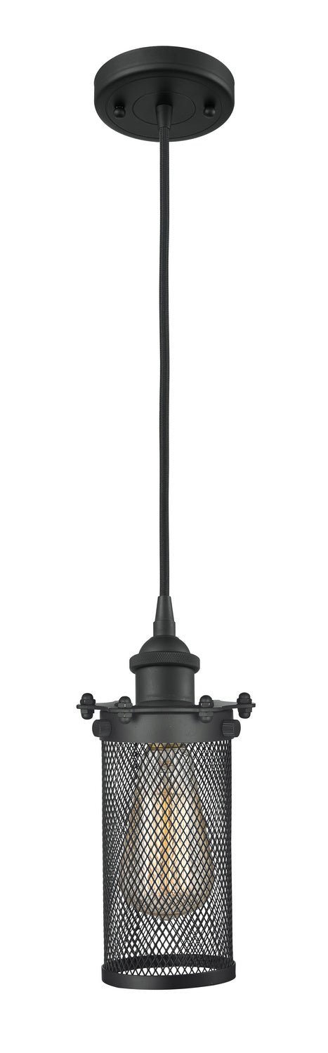 Innovations 516-1P-BK-CE219 One Light Mini Pendant, Matte Black