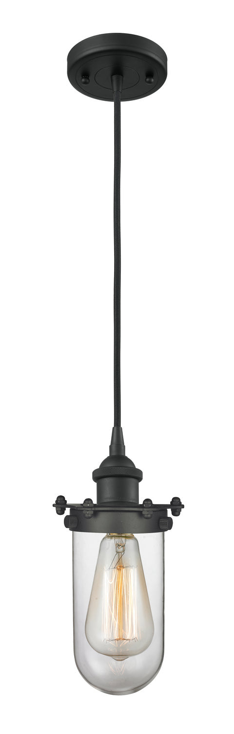 Innovations 516-1P-BK-CE231-CL-LED LED Mini Pendant, Matte Black