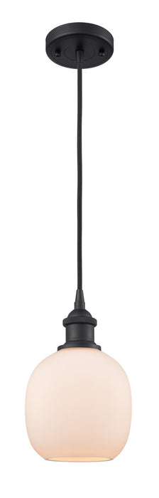 Innovations 516-1P-BK-G101 One Light Mini Pendant, Matte Black