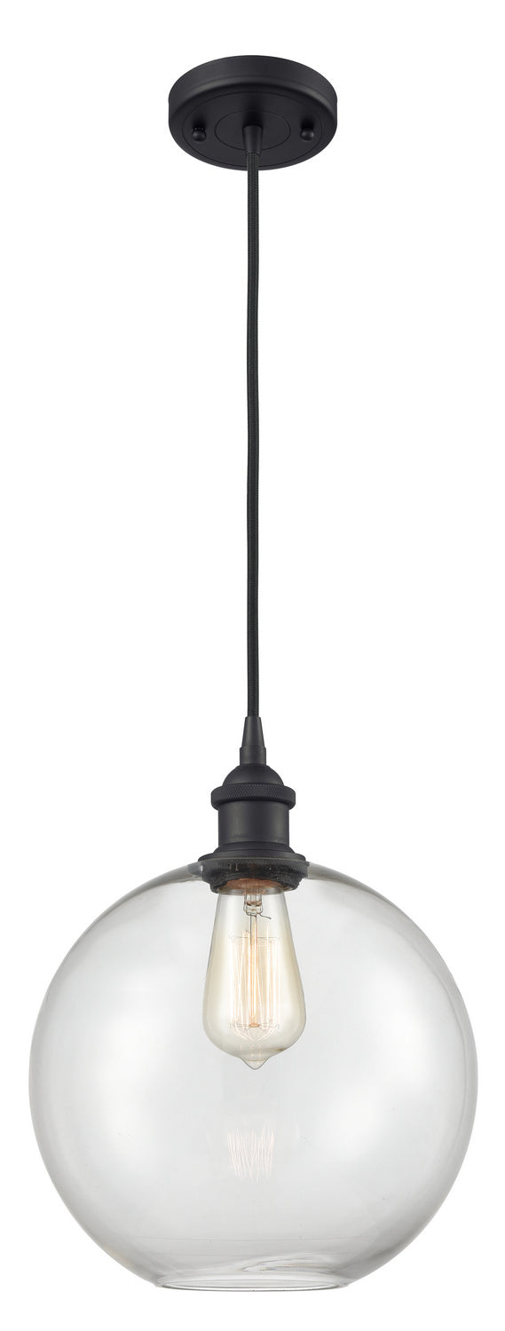 Innovations 516-1P-BK-G122-10-LED LED Mini Pendant, Matte Black