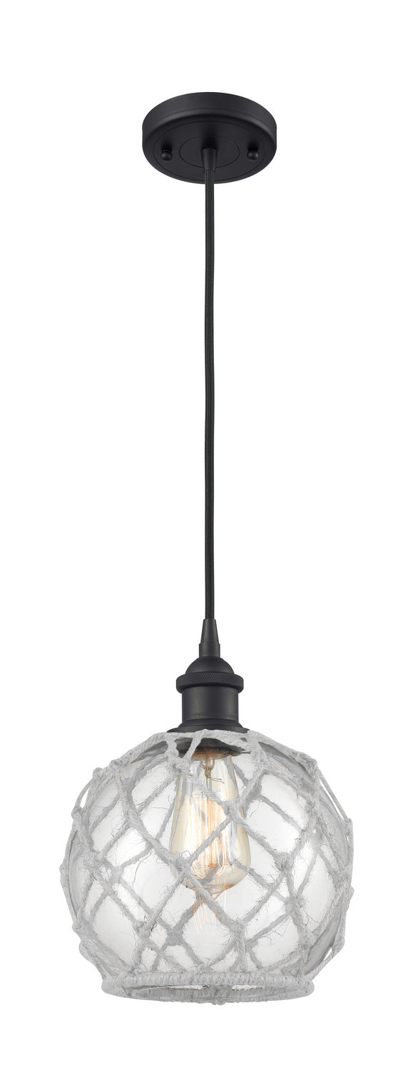 Innovations 516-1P-BK-G122-8RW-LED LED Mini Pendant, Matte Black