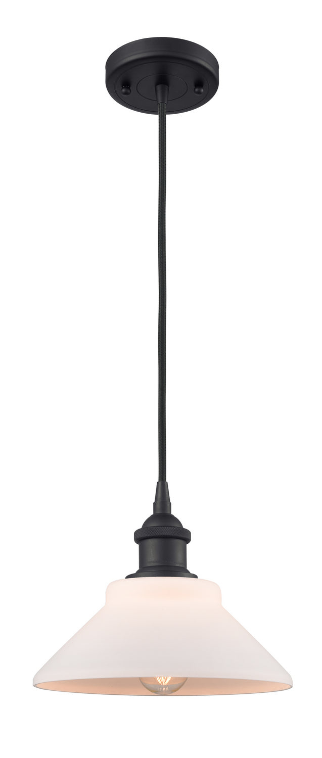 Innovations 516-1P-BK-G131 One Light Mini Pendant, Matte Black
