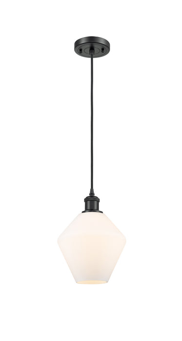 Innovations 516-1P-BK-G651-8 One Light Mini Pendant, Matte Black