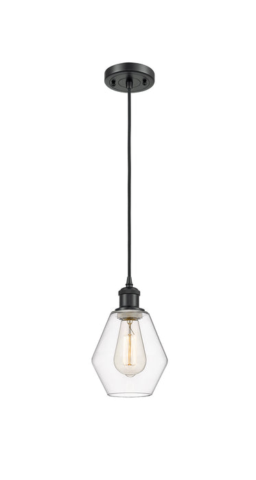 Innovations 516-1P-BK-G652-6-LED LED Mini Pendant, Matte Black