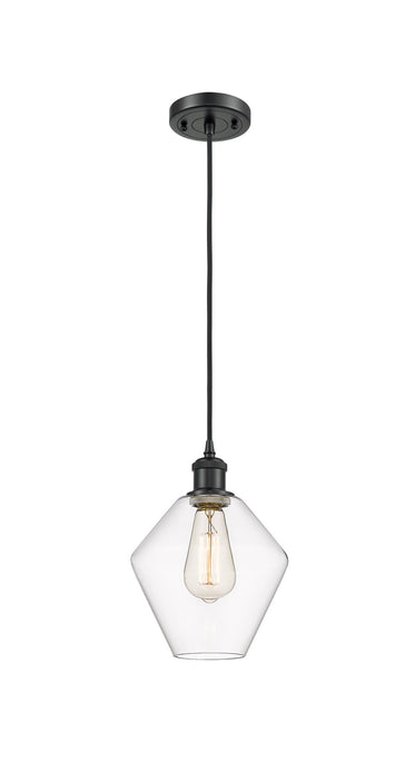 Innovations 516-1P-BK-G652-8 One Light Mini Pendant, Matte Black