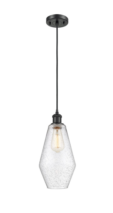 Innovations 516-1P-BK-G654-7 One Light Mini Pendant, Matte Black