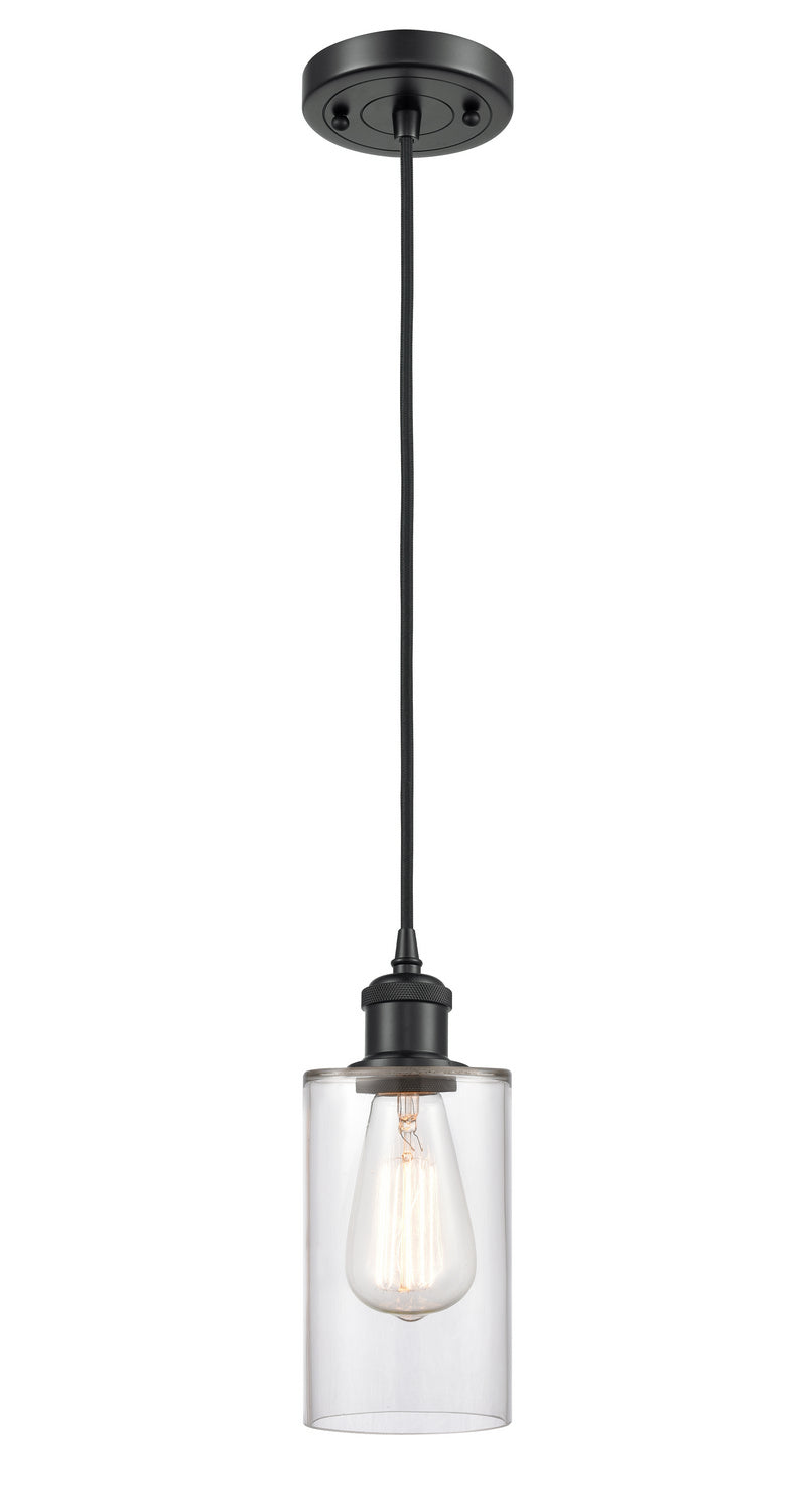 Innovations 516-1P-BK-G802 One Light Mini Pendant, Matte Black