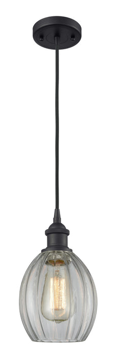 Innovations 516-1P-BK-G82 One Light Mini Pendant, Matte Black