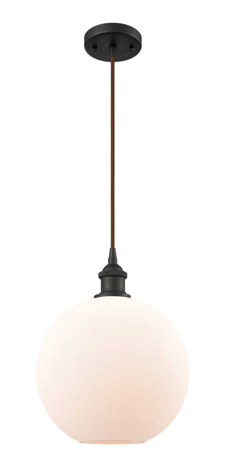 Innovations 516-1P-OB-G121-10 One Light Mini Pendant, Oil Rubbed Bronze