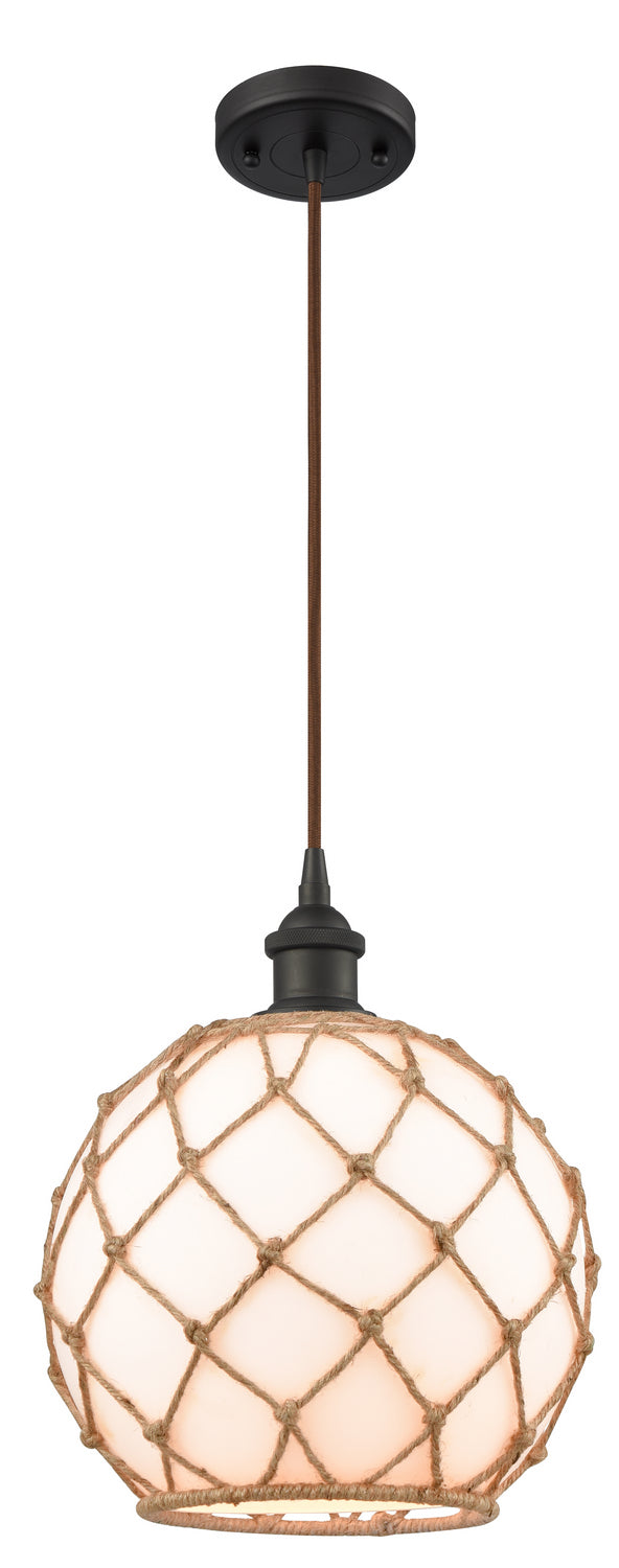 Innovations 516-1P-OB-G121-10RB-LED LED Mini Pendant, Oil Rubbed Bronze