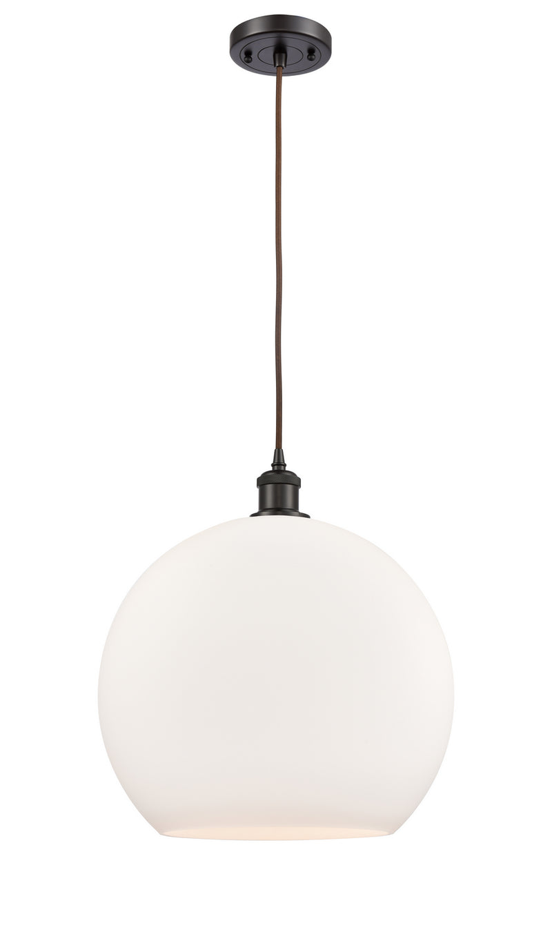 Innovations 516-1P-OB-G121-14-LED LED Pendant, Oil Rubbed Bronze