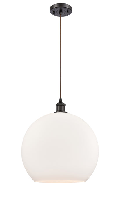 Innovations 516-1P-OB-G121-14-LED LED Pendant, Oil Rubbed Bronze