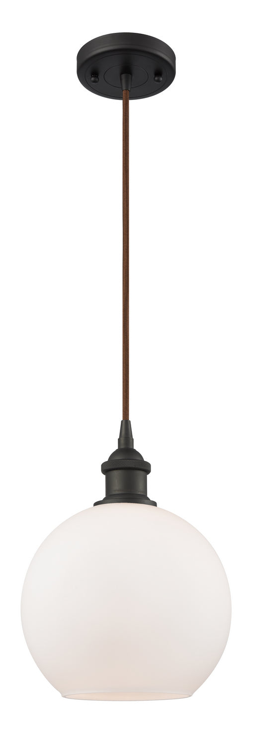 Innovations 516-1P-OB-G121-8-LED LED Mini Pendant, Oil Rubbed Bronze