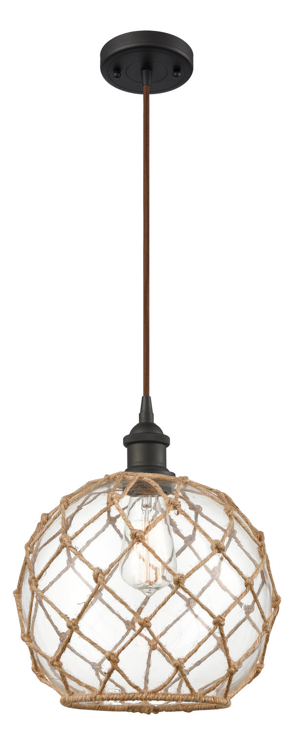 Innovations 516-1P-OB-G122-10RB-LED LED Mini Pendant, Oil Rubbed Bronze