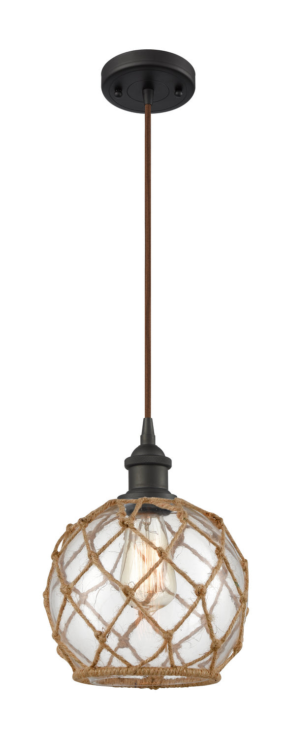 Innovations 516-1P-OB-G122-8RB-LED LED Mini Pendant, Oil Rubbed Bronze