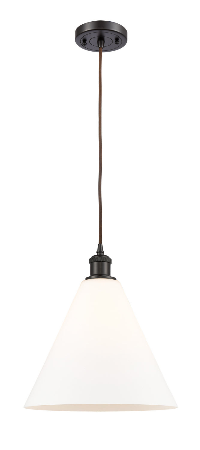 Innovations 516-1P-OB-GBC-121-LED LED Mini Pendant, Oil Rubbed Bronze