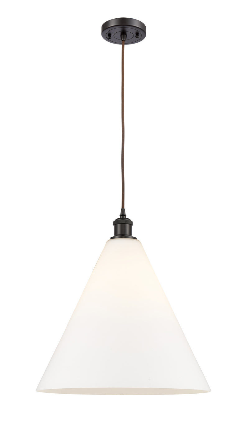 Innovations 516-1P-OB-GBC-161 One Light Pendant, Oil Rubbed Bronze