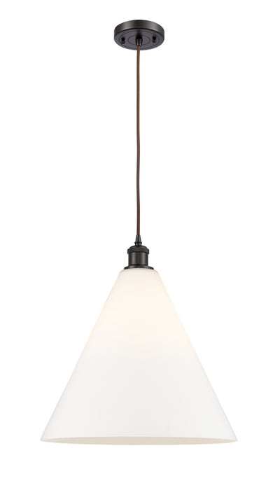 Innovations 516-1P-OB-GBC-161-LED LED Pendant, Oil Rubbed Bronze
