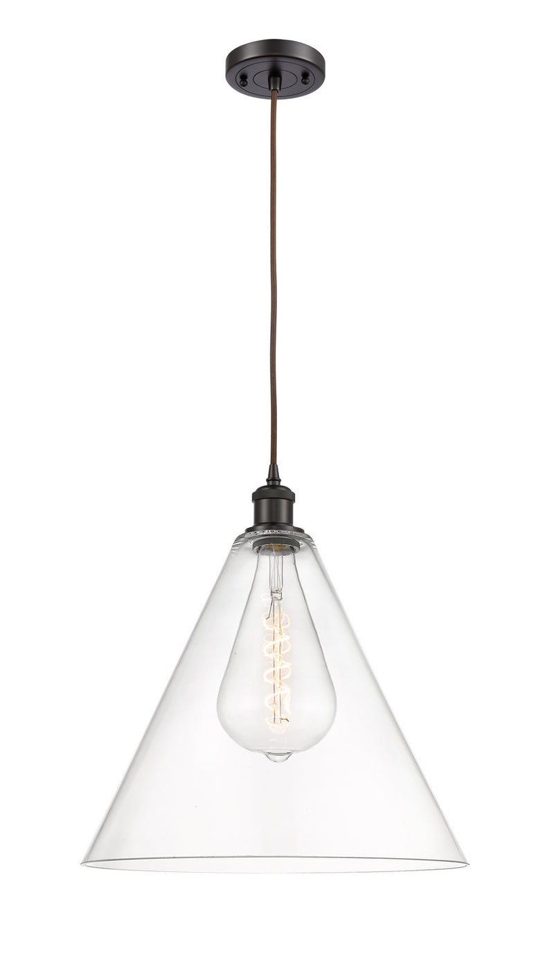 Innovations 516-1P-OB-GBC-162 One Light Pendant, Oil Rubbed Bronze