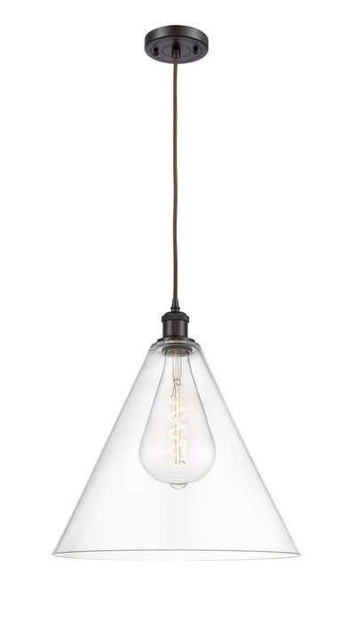 Innovations 516-1P-OB-GBC-162 One Light Pendant, Oil Rubbed Bronze