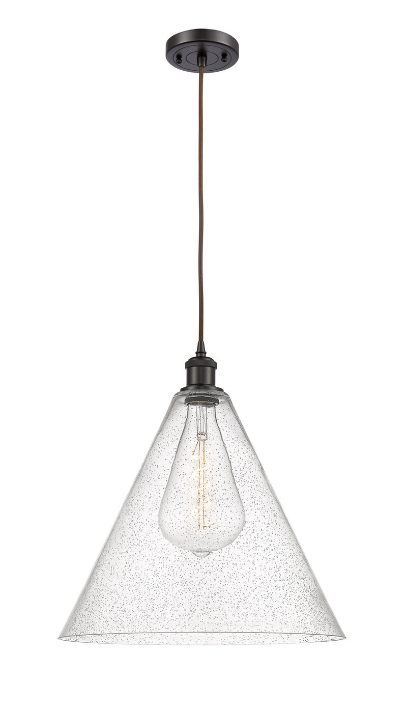 Innovations 516-1P-OB-GBC-164-LED LED Pendant, Oil Rubbed Bronze