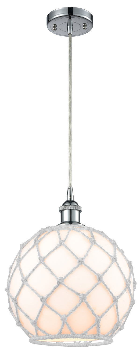 Innovations 516-1P-PC-G121-10RW One Light Mini Pendant, Polished Chrome
