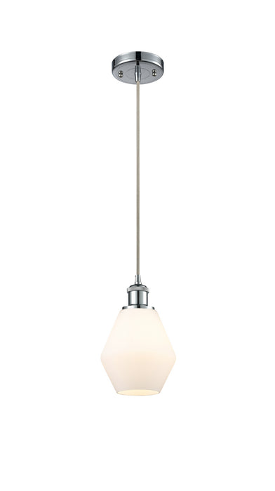 Innovations 516-1P-PC-G651-6 One Light Mini Pendant, Polished Chrome