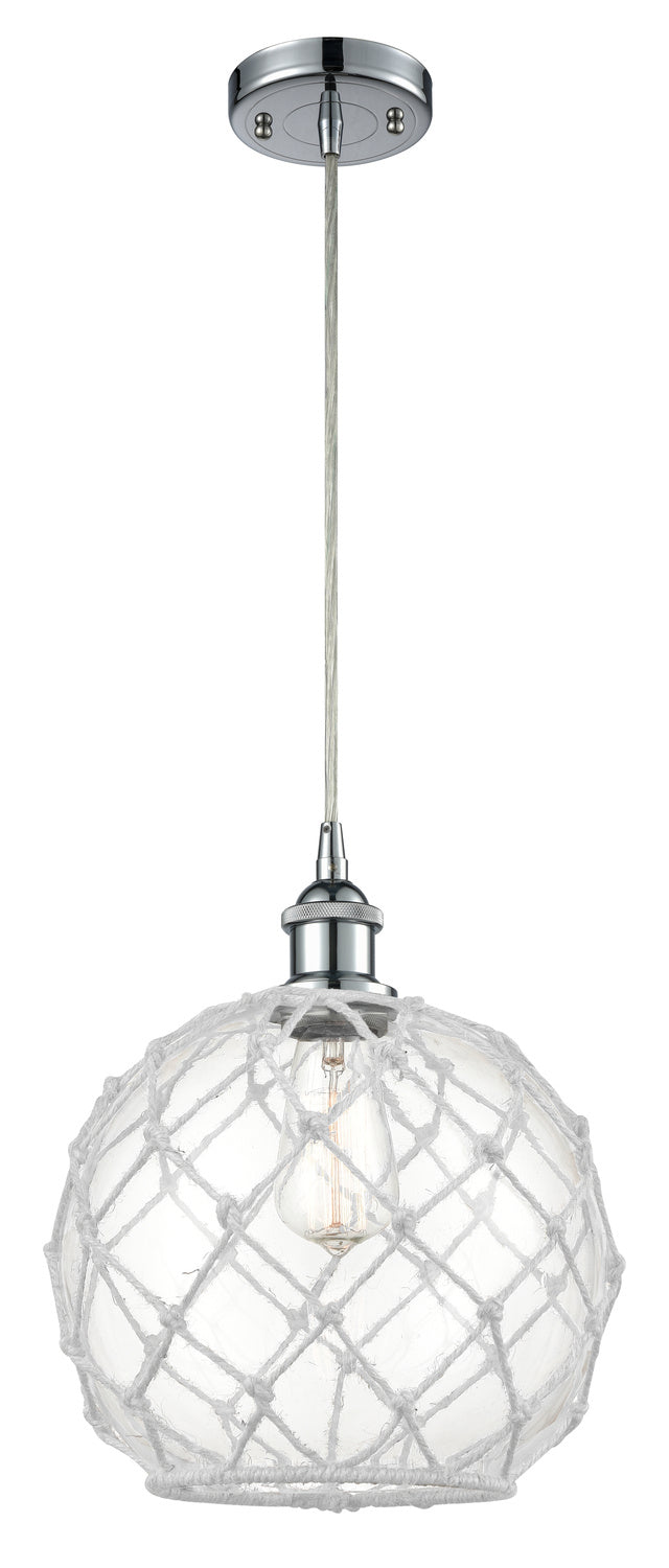 Innovations 516-1P-PC-G122-10RW One Light Mini Pendant, Polished Chrome