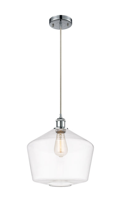 Innovations 516-1P-PC-G652-12 One Light Mini Pendant, Polished Chrome
