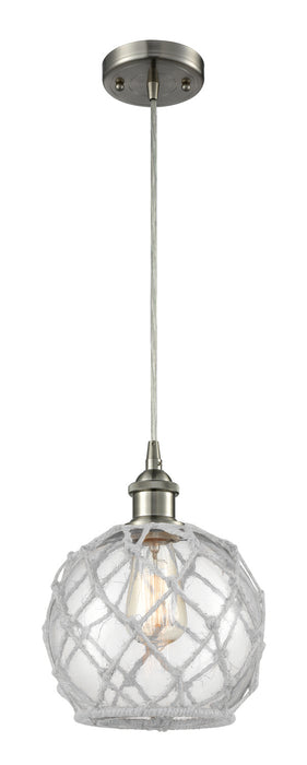 Innovations 516-1P-SN-G122-8RW One Light Mini Pendant, Brushed Satin Nickel