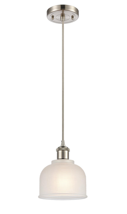 Innovations 516-1P-SN-G411 One Light Mini Pendant, Brushed Satin Nickel