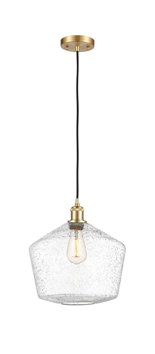 Innovations 516-1P-SG-G654-12-LED LED Mini Pendant, Satin Gold