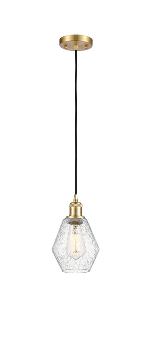 Innovations 516-1P-SG-G654-6-LED LED Mini Pendant, Satin Gold