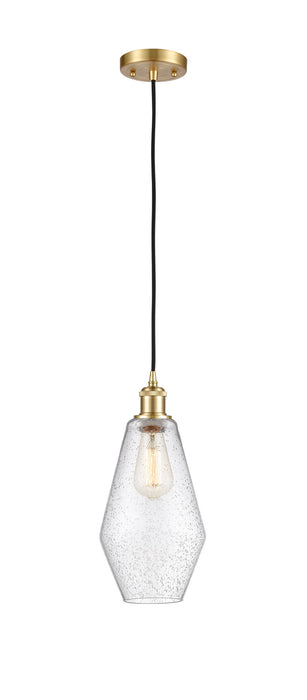 Innovations 516-1P-SG-G654-7 One Light Mini Pendant, Satin Gold