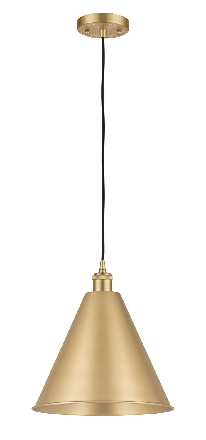 Innovations 516-1P-SG-MBC-16-SG-LED LED Mini Pendant, Satin Gold