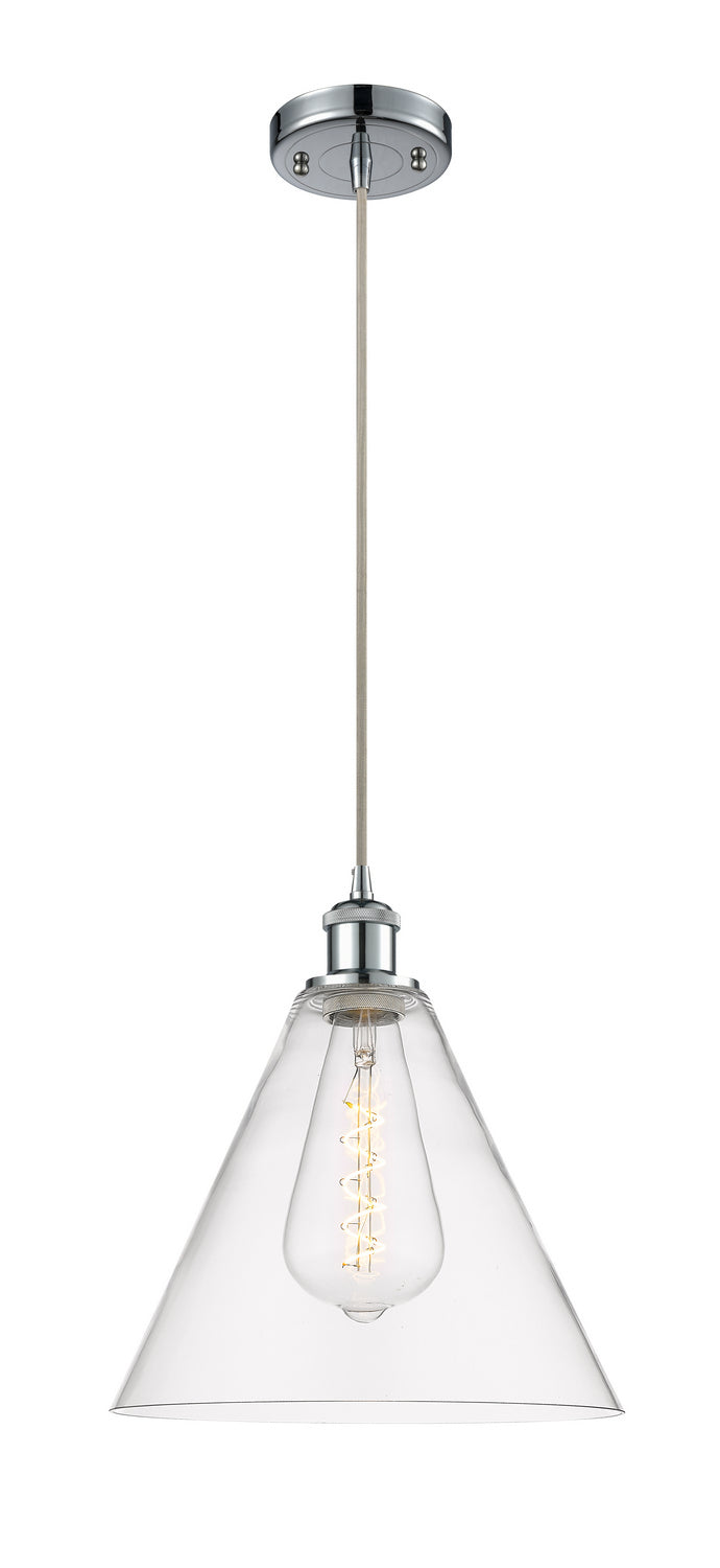 Innovations 516-1P-PC-GBC-122 One Light Mini Pendant, Polished Chrome