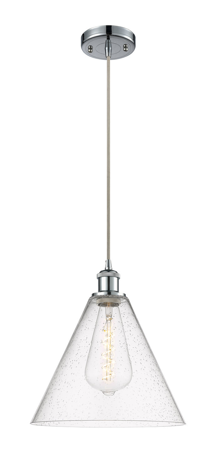 Innovations 516-1P-PC-GBC-124 One Light Mini Pendant, Polished Chrome