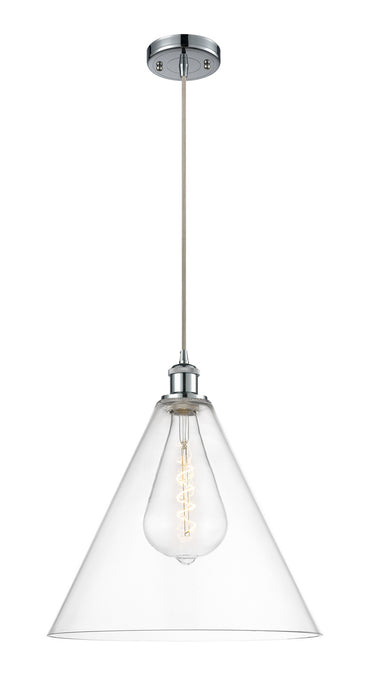Innovations 516-1P-PC-GBC-162 One Light Pendant, Polished Chrome