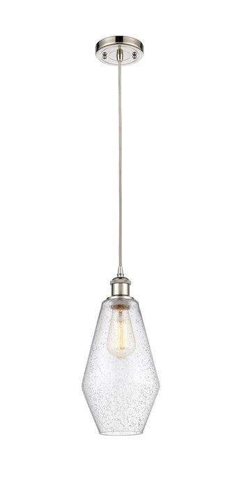 Innovations 516-1P-PN-G654-7 One Light Mini Pendant, Polished Nickel