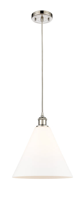 Innovations 516-1P-PN-GBC-121-LED LED Mini Pendant, Polished Nickel