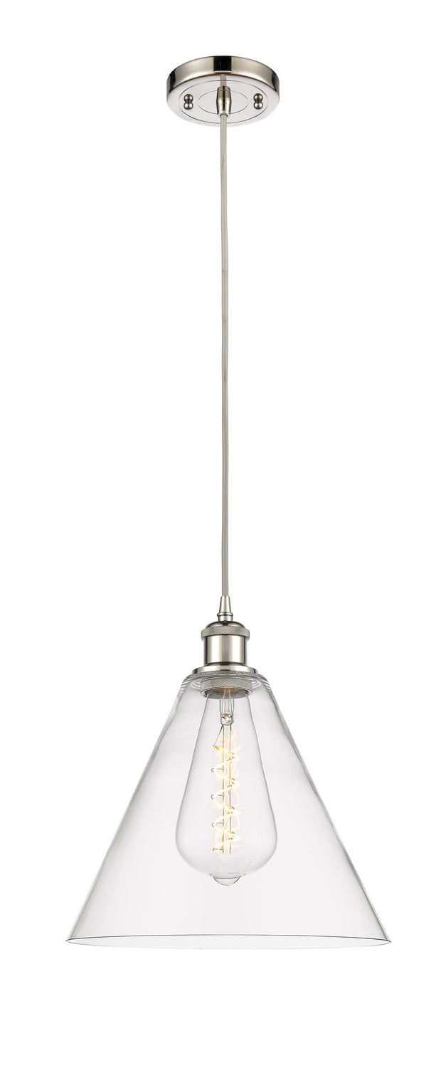Innovations 516-1P-PN-GBC-122-LED LED Mini Pendant, Polished Nickel