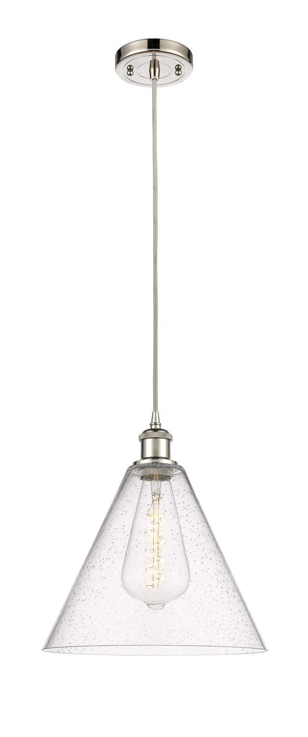Innovations 516-1P-PN-GBC-124-LED LED Mini Pendant, Polished Nickel
